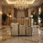 3 In 1 Soft side Trolley Luggage Set 3 Piece - Image 4