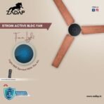 Zadap STROM 900mm High Speed BLDC Ceiling Fan with Remote(Wooden) - Image 5