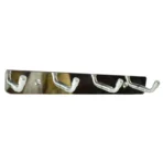 Stainless Steel Wall Mounted Coat 4 Hook Rack (20x3 / 1 Pc) - Image 4