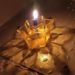 Magical Reflection Diya Set with 6 Attractive Design Cup Set Of 12 Pieces, Diwali - Image 2