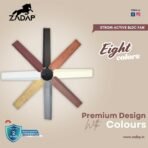 Zadap STROM 900mm High Speed BLDC Ceiling Fan with Remote(Wooden) - Image 4